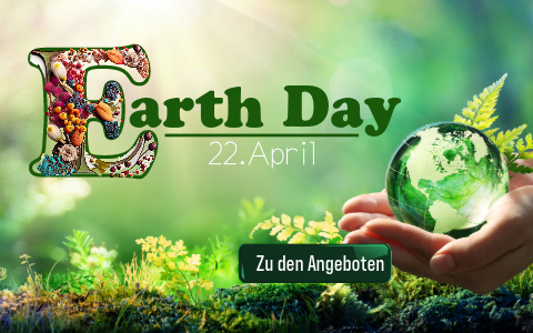 Mache bei den Earth Day Weeks mit und sichere dir tolle Angebote!