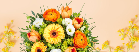Gutschein: Zum Frühlingsanfang - 14% Rabatt auf Blumen- und Ostergrüße